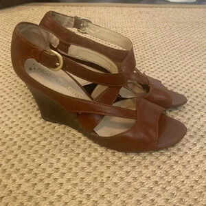Franco Sarto‎ vintage summer heel. Real leather size 10
